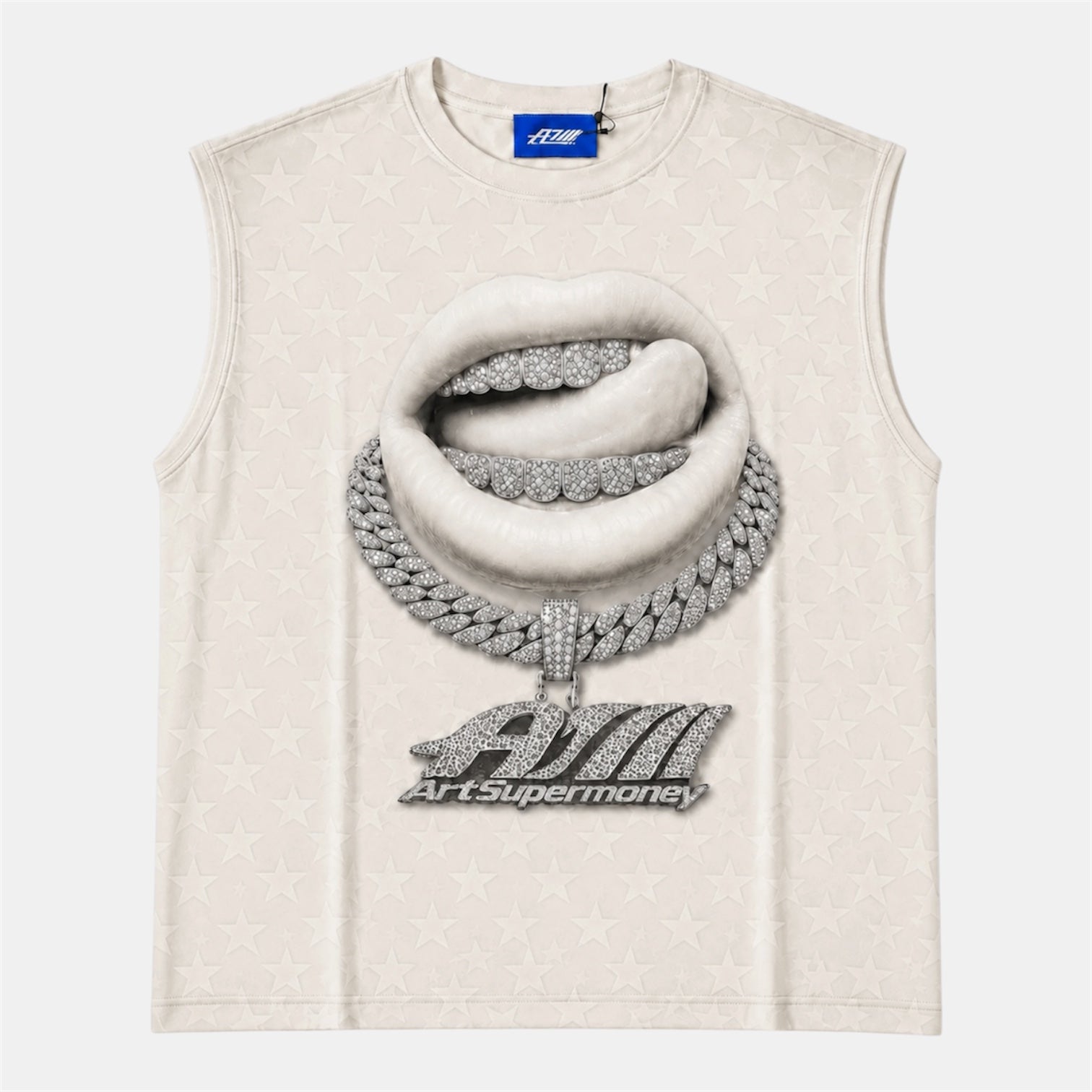 TEE SMANICATA GRILLZ WHITE LIPS