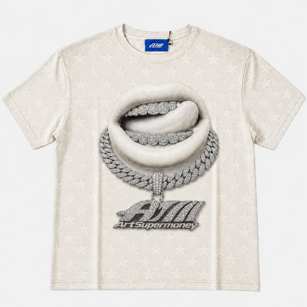 TEE GRILLZ WHITE LIPS